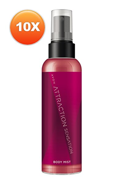 AVON Attraction Sensation Kadın Vücut Spreyi 100 Ml. Onlu Set