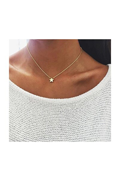 Erer Gümüş Mini Gümüş Yıldız Kolye Sh231