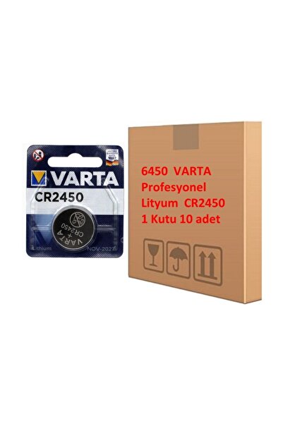 Varta 6450 Professional Lithium Cr2450 Pil 10  Adet