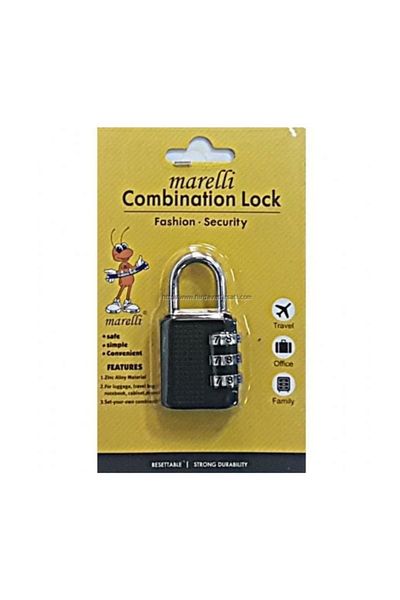 Marelli 30 ملم قفل ثلاثي الأرقام مكون من ثلاثة أرقام