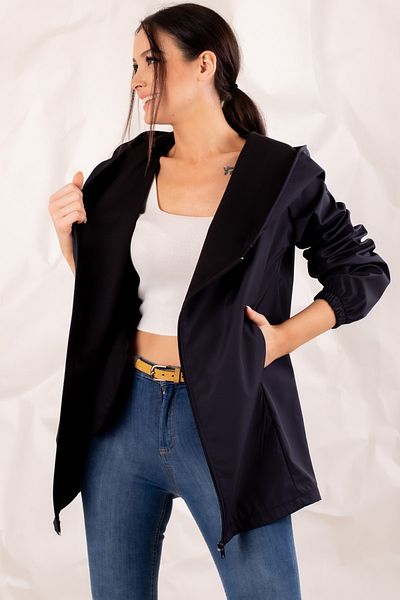armonika Regenjacke - Dunkelblau - Parka