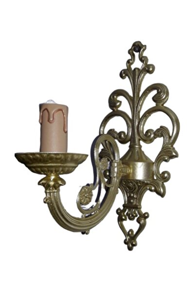 TEKAY AYDINLATMA الشمعدان المصبوب بالذهب الأصفر