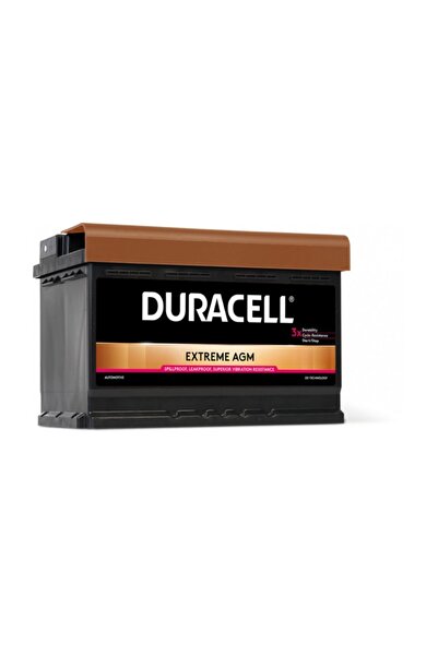 Duracell Extreme 70 Ah. Agm. Start / Stop Akü - De70agm