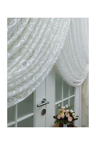 Esse Home Special Knitted Textured Double Breasted Tulle Curtain 100% Original Product