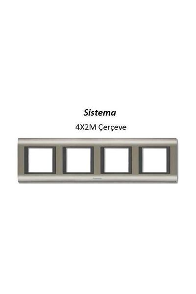 PANASONIC Αντίκα Μαύρο Πλαίσιο 4x2m - Sistema