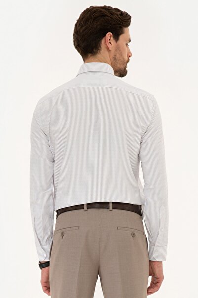Pierre Cardin Erkek Beyaz Regular Fit Gömlek G021GL004.000.986864
