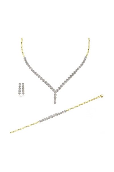 BİLEZİKHANE Nişan Düğün Takı Seti 19,08 Gram 14 Ayar Altın