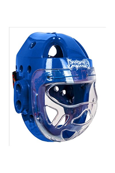Dragondo 11888 Taekwondo, Kick Boks, Muay Thai, Tekvando Kapalı Mantar Kask (camlı)