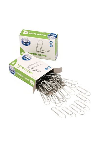 Delta Paperclip Paper Clip No:4 Pack of 10