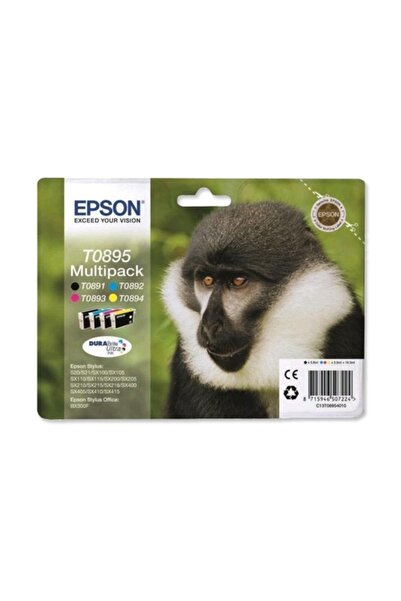 EPSON T0895 Orjinal 4lü Set Kartuş Bx300 / Sx100 / Sx205