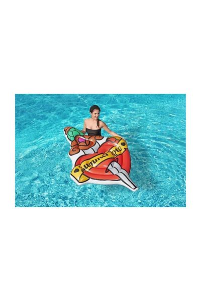 BESTWAY Tattoo Shaped Bed 198cm X137 cm