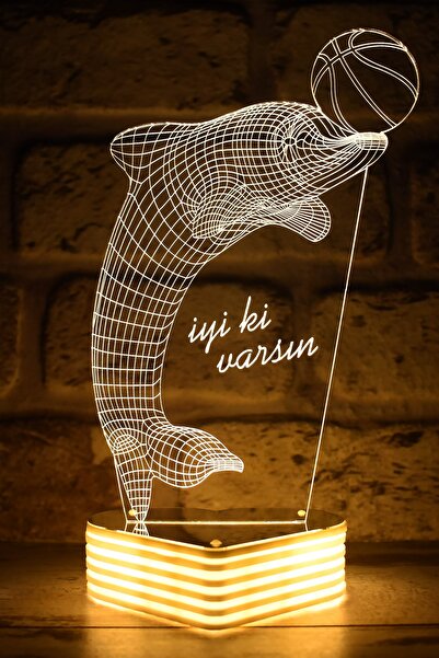 Hediye Kovanı مصباح يونس ثلاثي الأبعاد مرحبا بكم