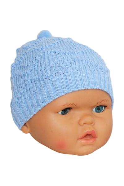 bebegen Knitwear Baby Beanie - Blue