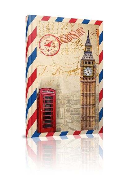 ALFA DEFTER 9 × 17 سلسلة بريدية 96/1 دفتر غطاء مطلي