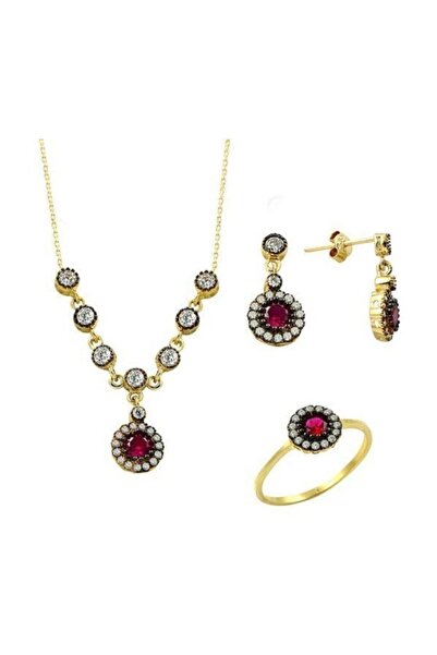BİLEZİKHANE Üçlü Set Papatya 6,74 gram 14 Ayar Altın