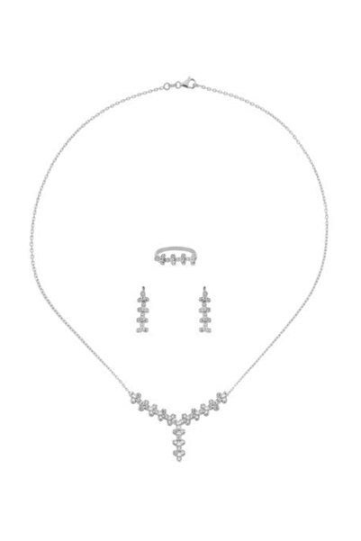 BİLEZİKHANE Taşlı Mini Set 6.00 Gram 14 Ayar Altın