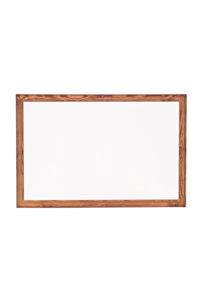 Genel Markalar Manyetik 40x60 Cm Beyaz Yazı Tahtası Ahşap Çerçeveli
