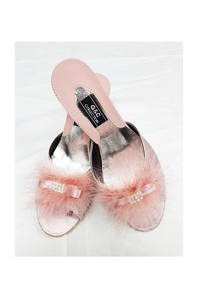 GC Γυναικείες παντόφλες Stoned Feather Stone Platform 215