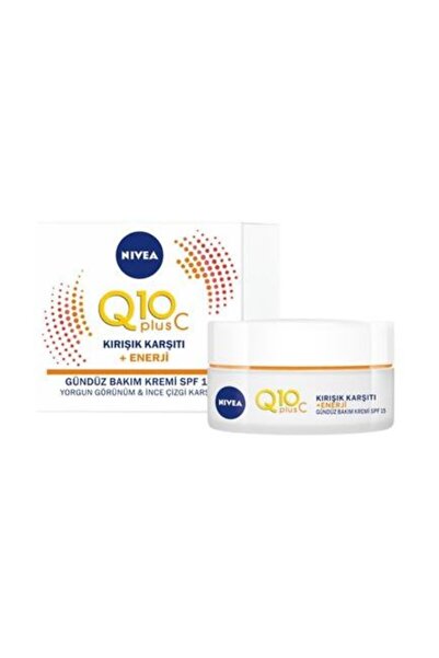 NIVEA Q10 Plus C Kırışık Karşıtı + Enerji Gündüz Bakım Kremi 50ml