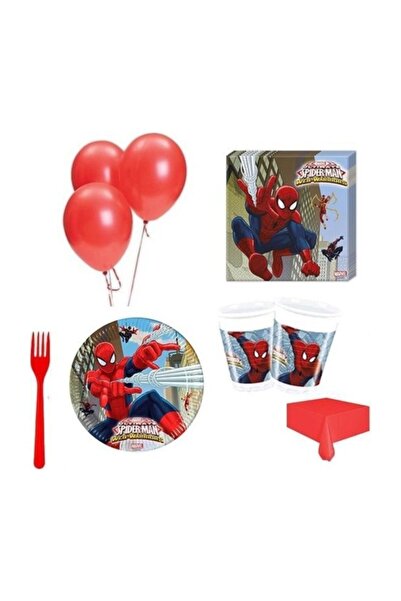 SPIDERMAN Birthday Set for 16 People