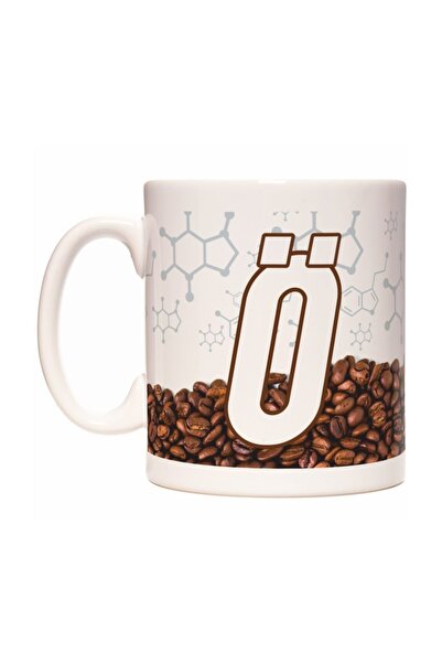 Rock'n Fox كوب قهوة بتصميم الكافيين بالأحرف الأولى