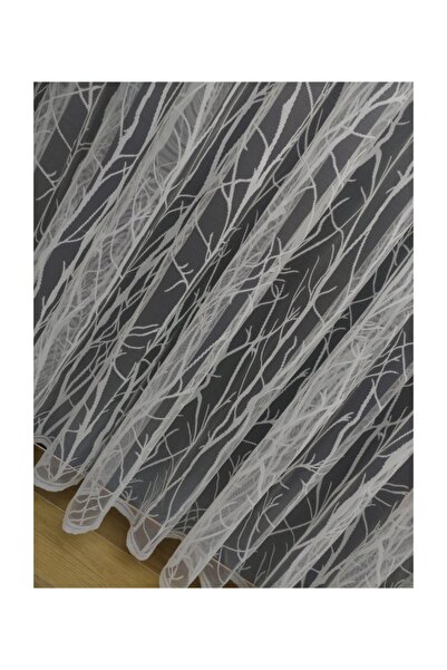 Esse Home Perdea din tul cu dantelă franțuzească cu model de copac, 550x250, ...