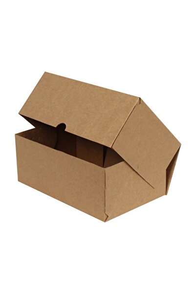 Kolicim 17x17x6cm E-ticaret Kargo Kutusu - 4 Nokta - 0,5 Desi Kutu - Kraft Ku...