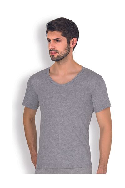 ali altun iç giyim 1005 Combed Cotton Gray Men's Undershirt