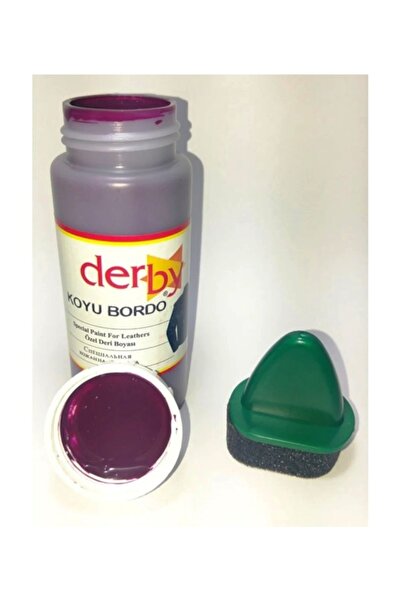 Derby Mont Direksiyon Koltuk Deri Boyası 100ml, K.bordo