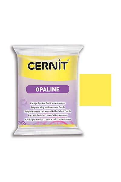 Cernit Polymer Clay Ceramic Plasticine Opaline 717 Primary Yellow