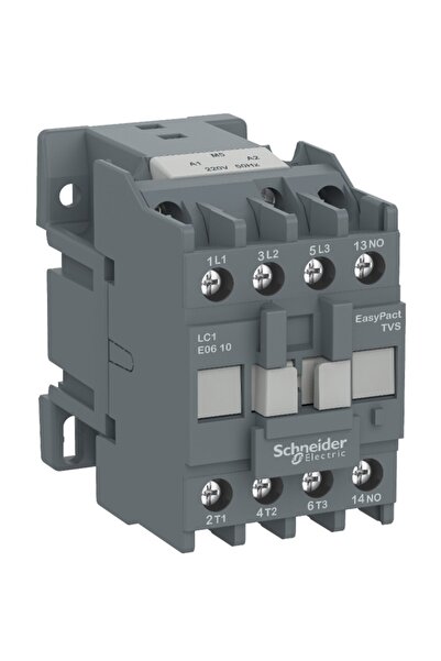 Schneider Electric Schneider Lc1e0910b5, Easypact Kontaktör, 9amper, 3kw, 24vac, 1na Yardımcı Kontak
