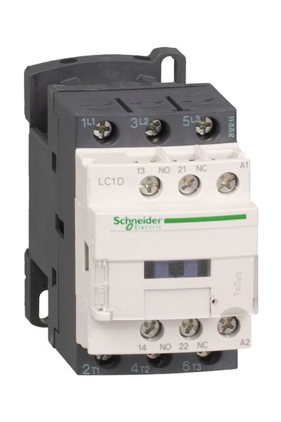 Schneider Electric Schneider Lc1D12F7 5.5Kw 12Ampere 110V Ac 1No-1Nc Contactor
