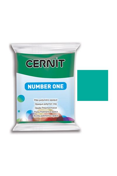 Cernit Number One Polymer Clay 56g 620 Emerald