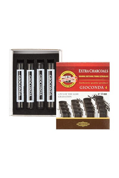 Koh-i Noor Gioconda Extra Charcoals 4lü Set Extra Soft 8694/1