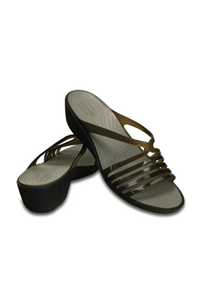 Crocs ISABELLA MINI WEDGE FEMEII Papuci negri pentru femei 100529127