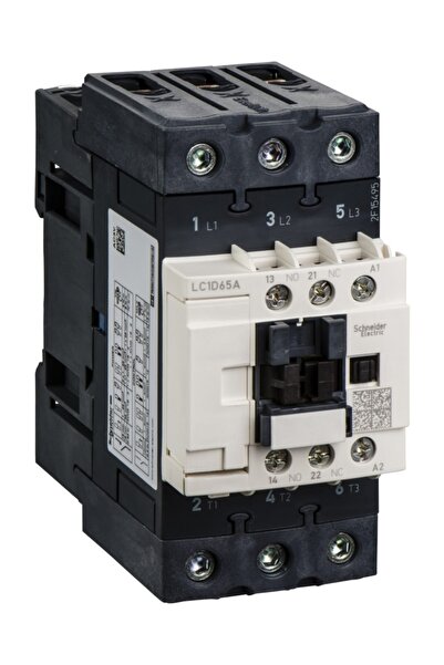 Schneider Electric Schneider Lc1d65ab7 30kw 65amper 24v Ac 1no-1nc Kontaktör