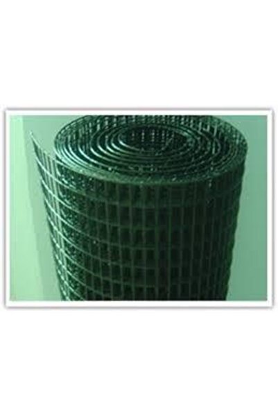 Yamanlar Pvc Kaplı 25x25mm Göz Aralıklı 2mm Kalınlıkta Kafes Teli-kümesteli-t...