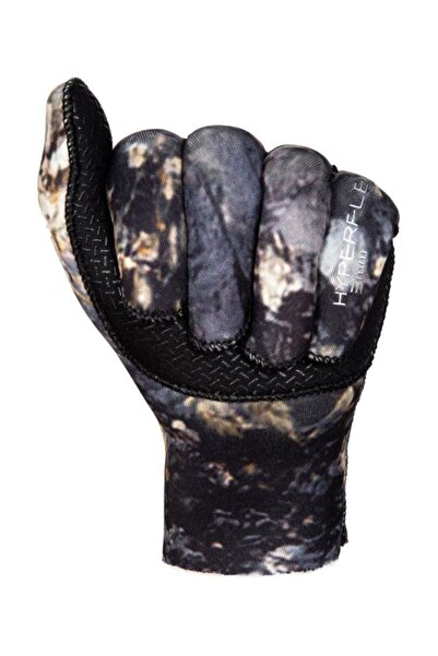 Subzero Freedom 3mm 3D Rock Kamuflaj Dalış Eldiveni