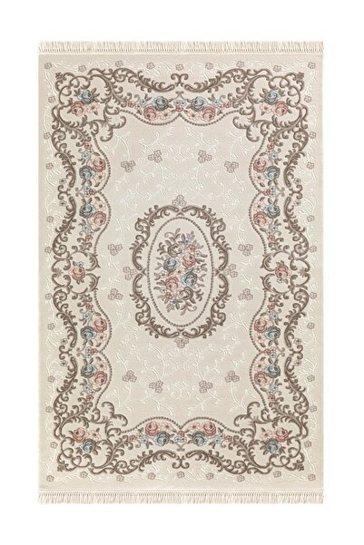 Dinarsu Viyana Vy005 060 Modern Desen Saçaklı Halı