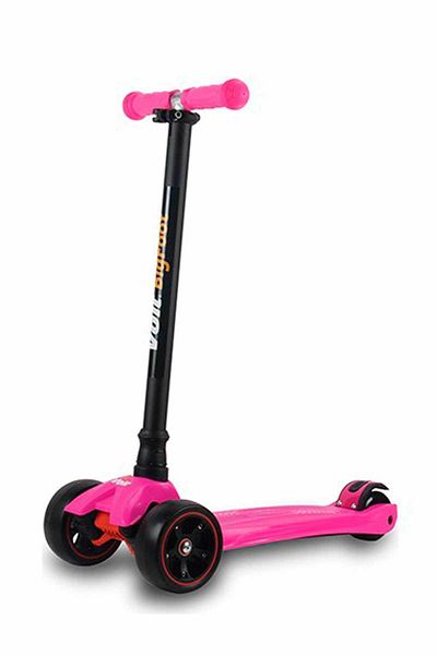 Voit Fuchsia 218 Lighted Wide 3 Wheel Scooter