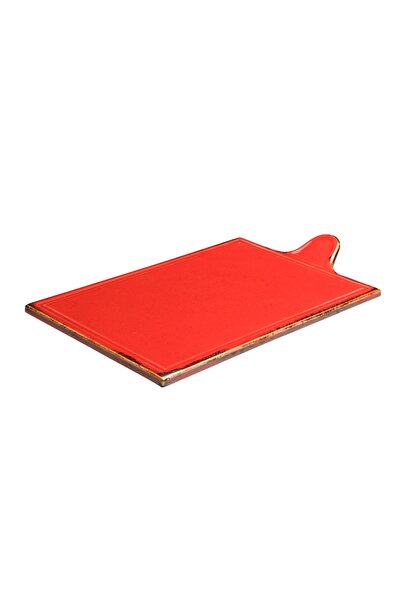 Porland Seasons Red Cheese Plate 30X18Cm 04Alm001696