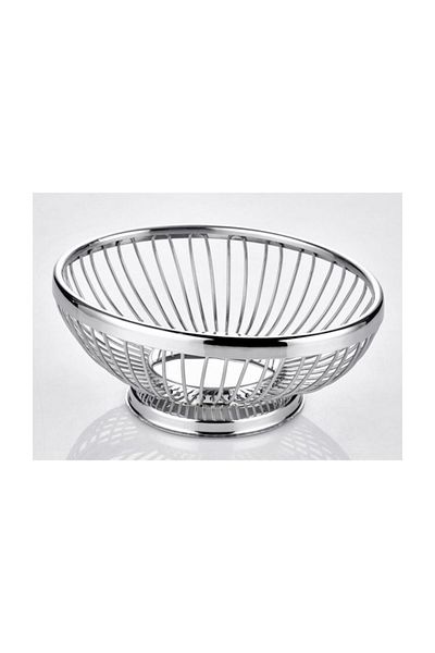 Altınbaşak Stainless Oval Bread And Fruit Basket 25*18cm