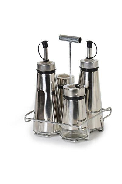 İpek 5 Parça Cam Yağlık Sirkelik