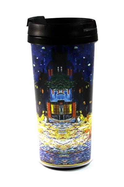 Modaroma Van Gogh Kafe Terasta Gece Termos Bardak