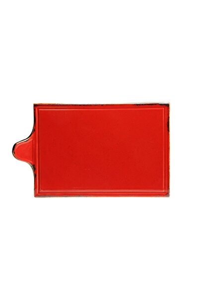 Porland Seasons Red Cheese Plate 30X18Cm 04Alm001696