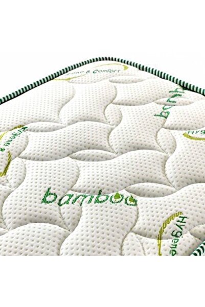 Bamboo Yeni Nesil Kumaş Ortopedik Yaylı Yatak Lüx Soft Ortopedik Yaylı Yatak 90x200 cm Yaylı Yatak