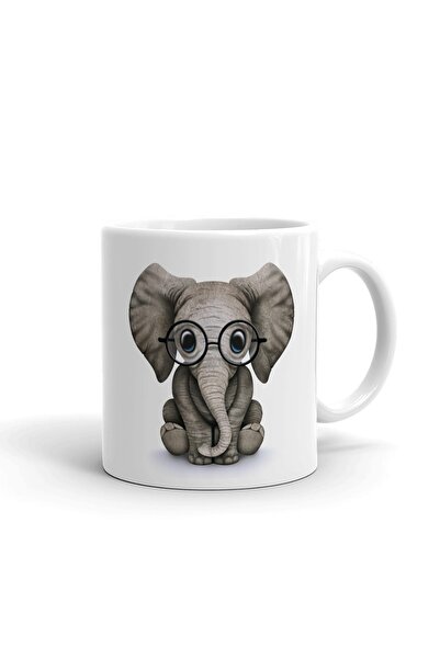 iF Dizayn كوب سيراميك على شكل فيل لطيف صغير