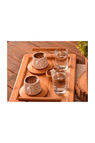 Bambum Ottoman Coffee Set for 2 - Plain B0238