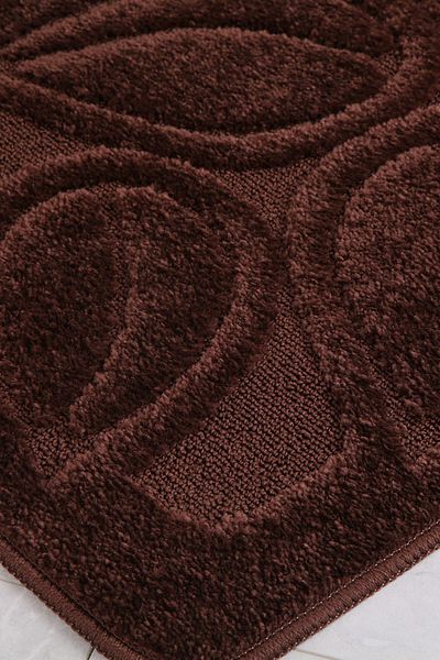 Confetti Flora 60X100 Brown Bath Rug
