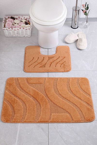 Confetti Symphony 60x100 50x60 cm BQ Salmon Bath Rug